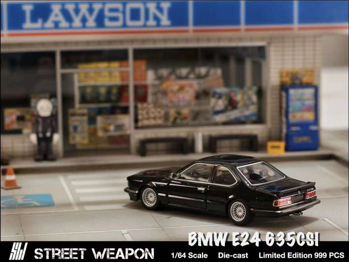 Street Weapon 1:64 BMW E24 635 CSI Black SW64167