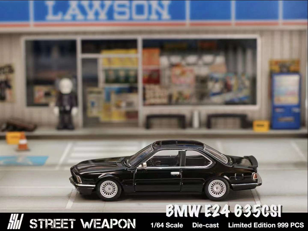 Street Weapon 1:64 BMW E24 635 CSI Black SW64167