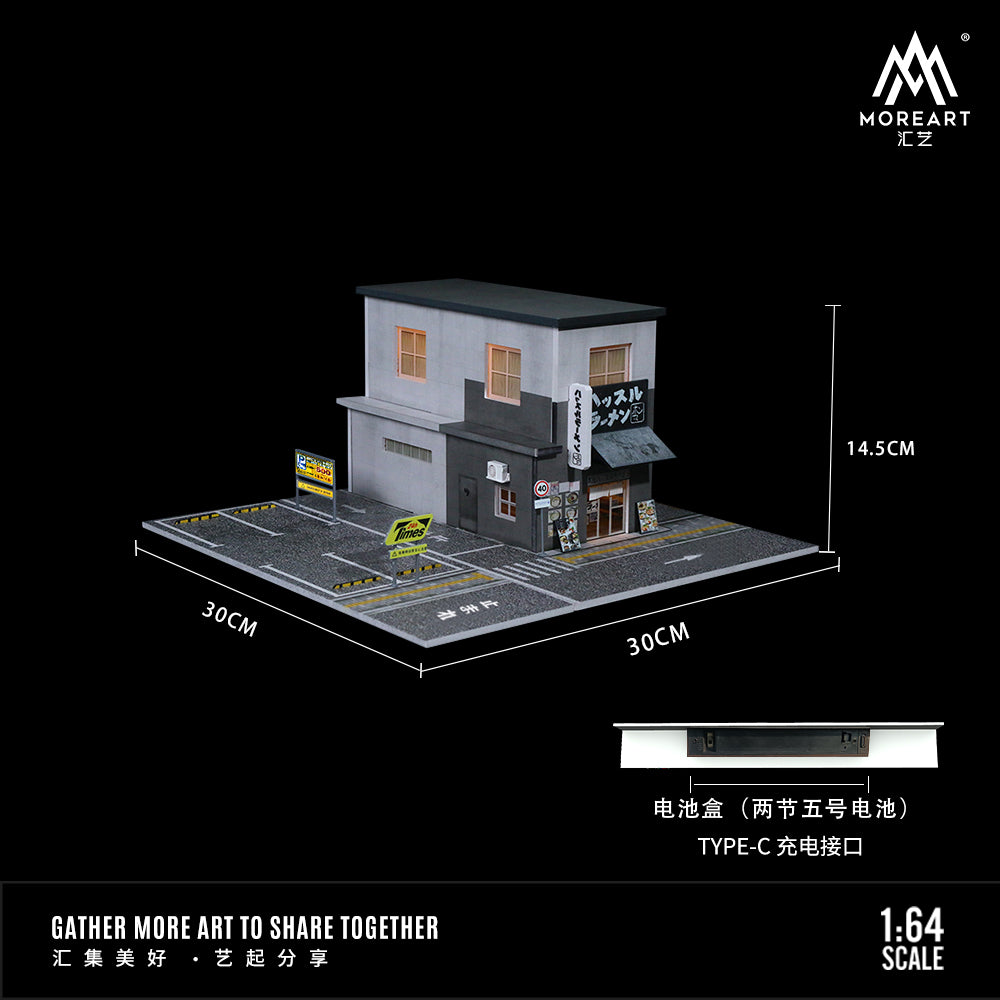 [Preorder] MoreArt 1:64 RAMEN RESTAURANT SCENE MODEL MO936404