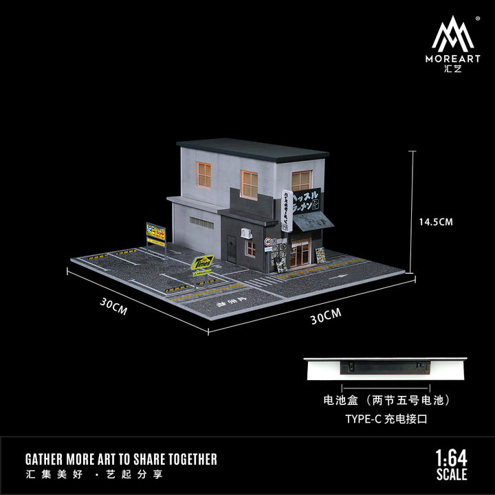 [Preorder] MoreArt 1:64 RAMEN RESTAURANT SCENE MODEL MO936404