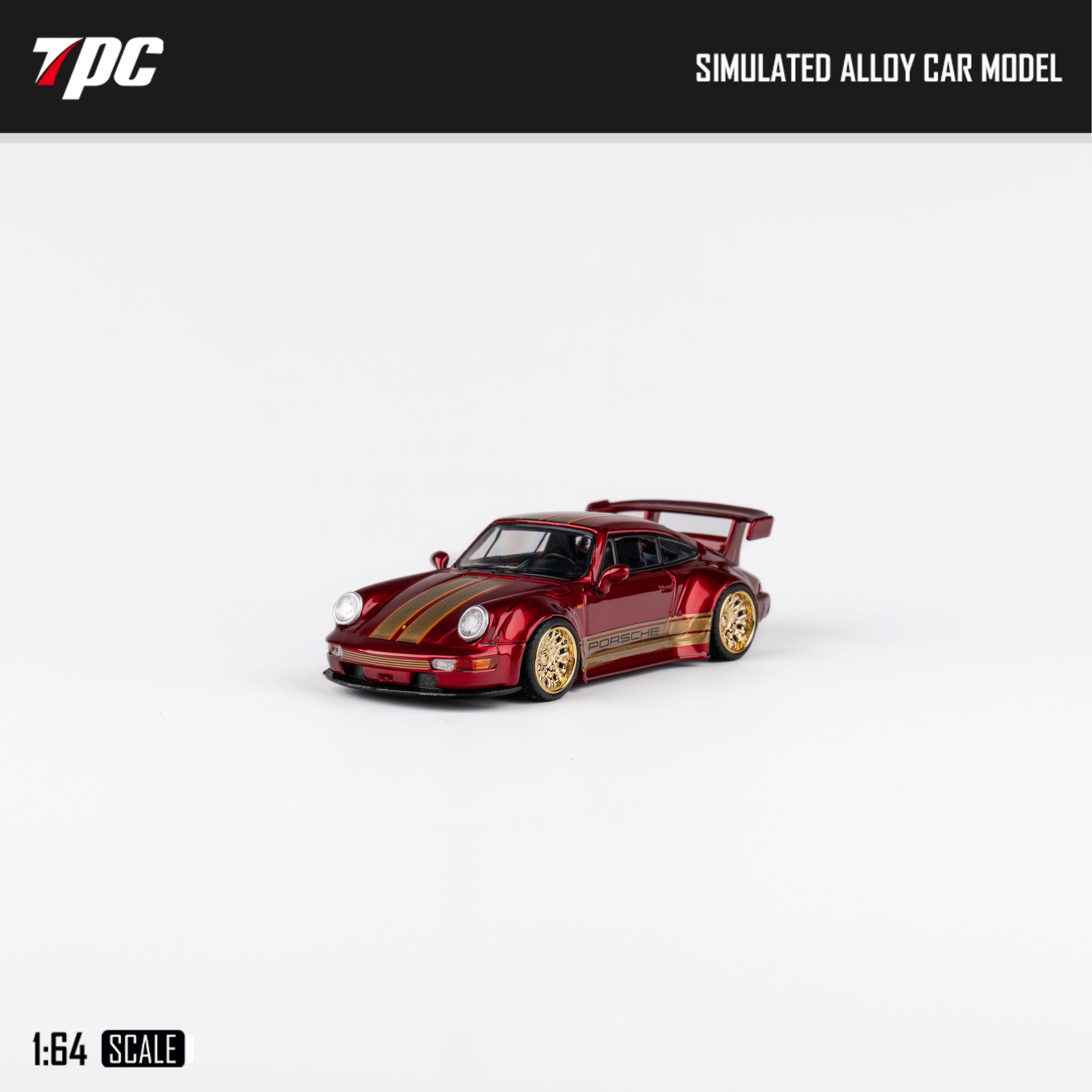 TPC 1:64 RWB 993/ 964 Metallic Red (2 Version) – Horizon Diecast
