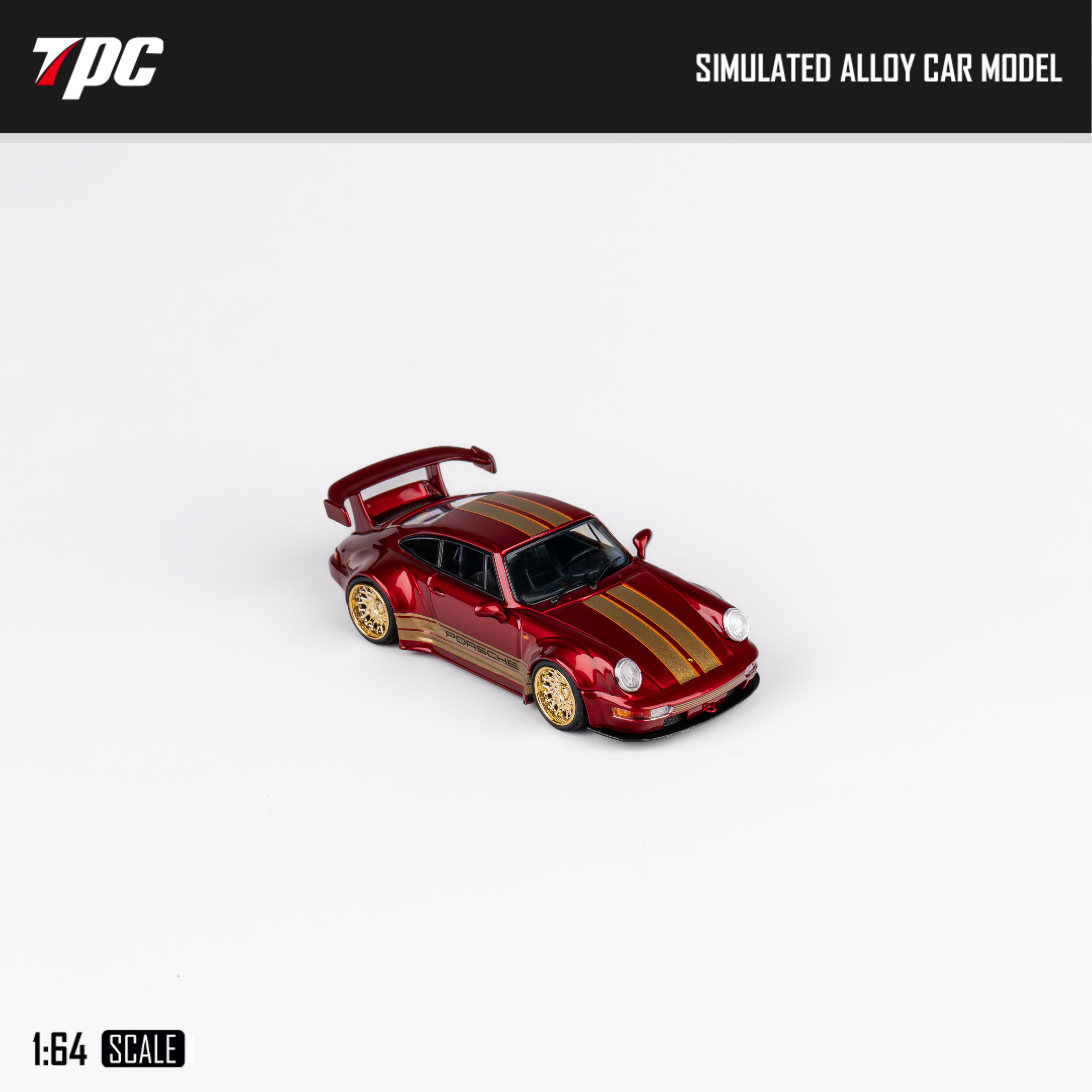 TPC 1:64 RWB 993/ 964 Metallic Red (2 Version) – Horizon Diecast