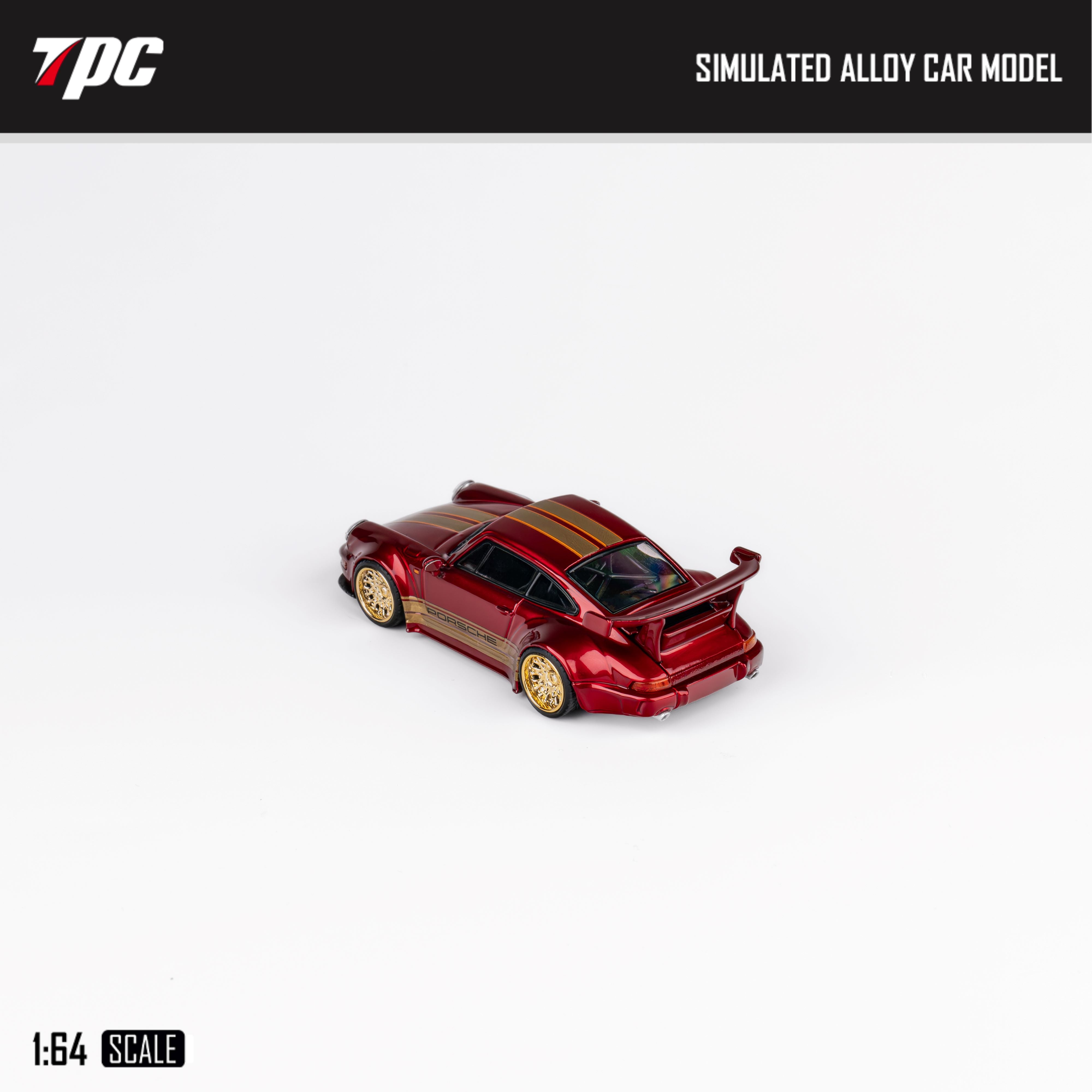 TPC 1:64 RWB 993/ 964 Metallic Red (2 Version) – Horizon Diecast
