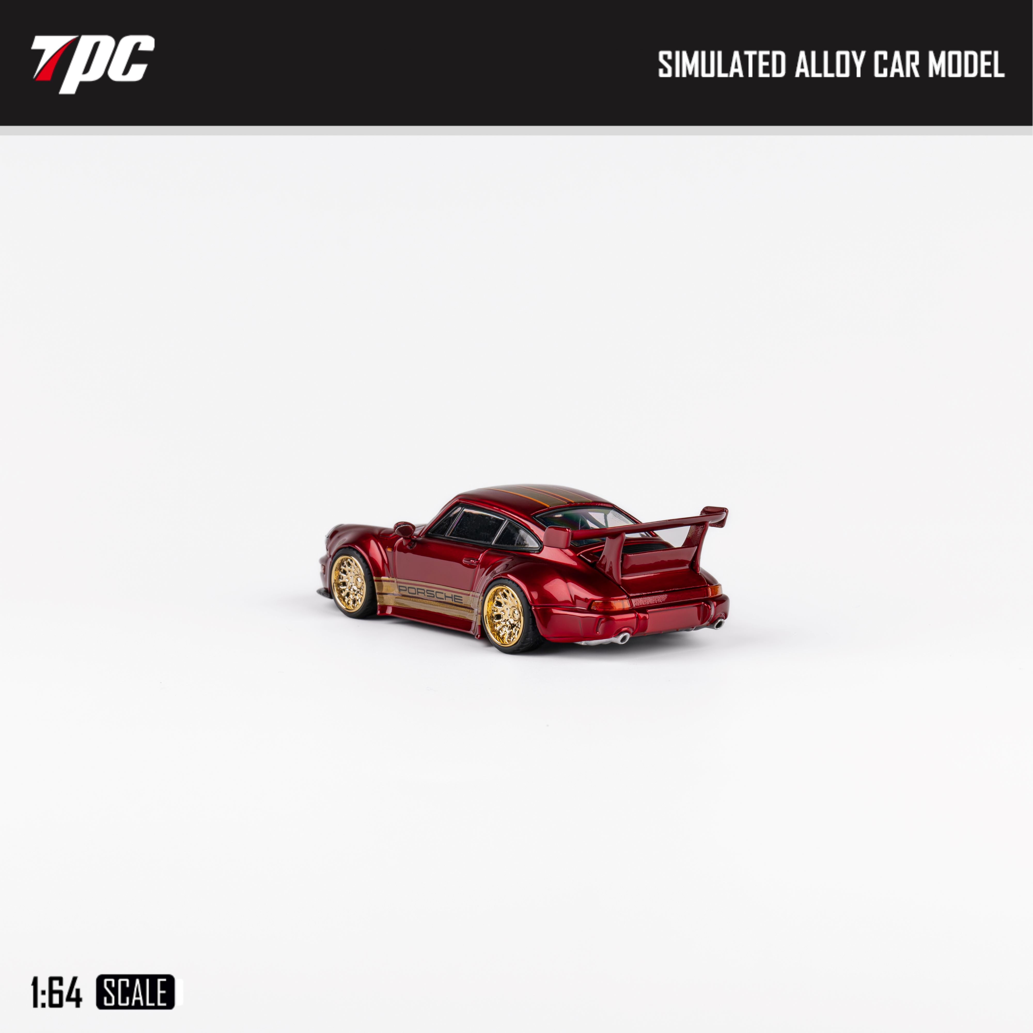 TPC 1:64 RWB 993/ 964 Metallic Red (2 Version) – Horizon Diecast
