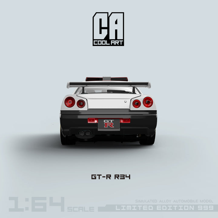 [Preorder] COOL ART 1:64 Nissan Skyline GT-R R34 Police (2 Versions)