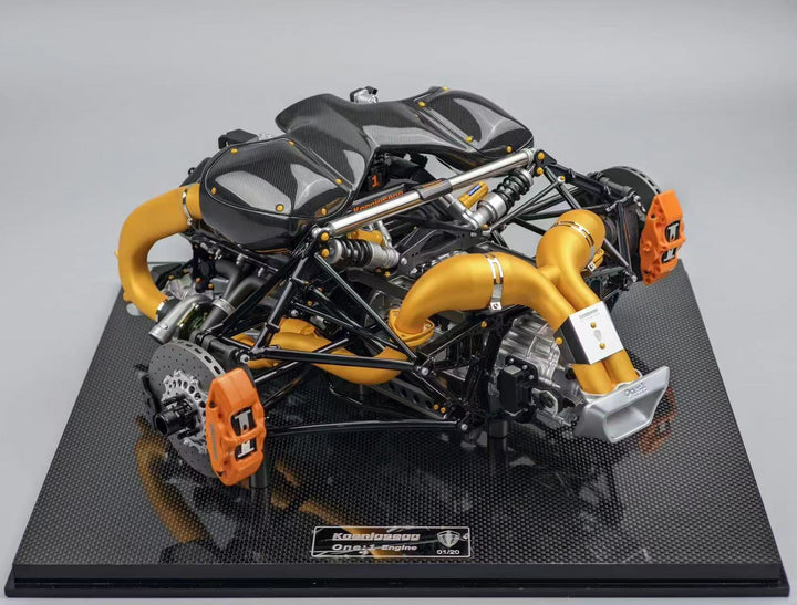 TopArt Collection 1:6 Koenigsegg One:1 Engine