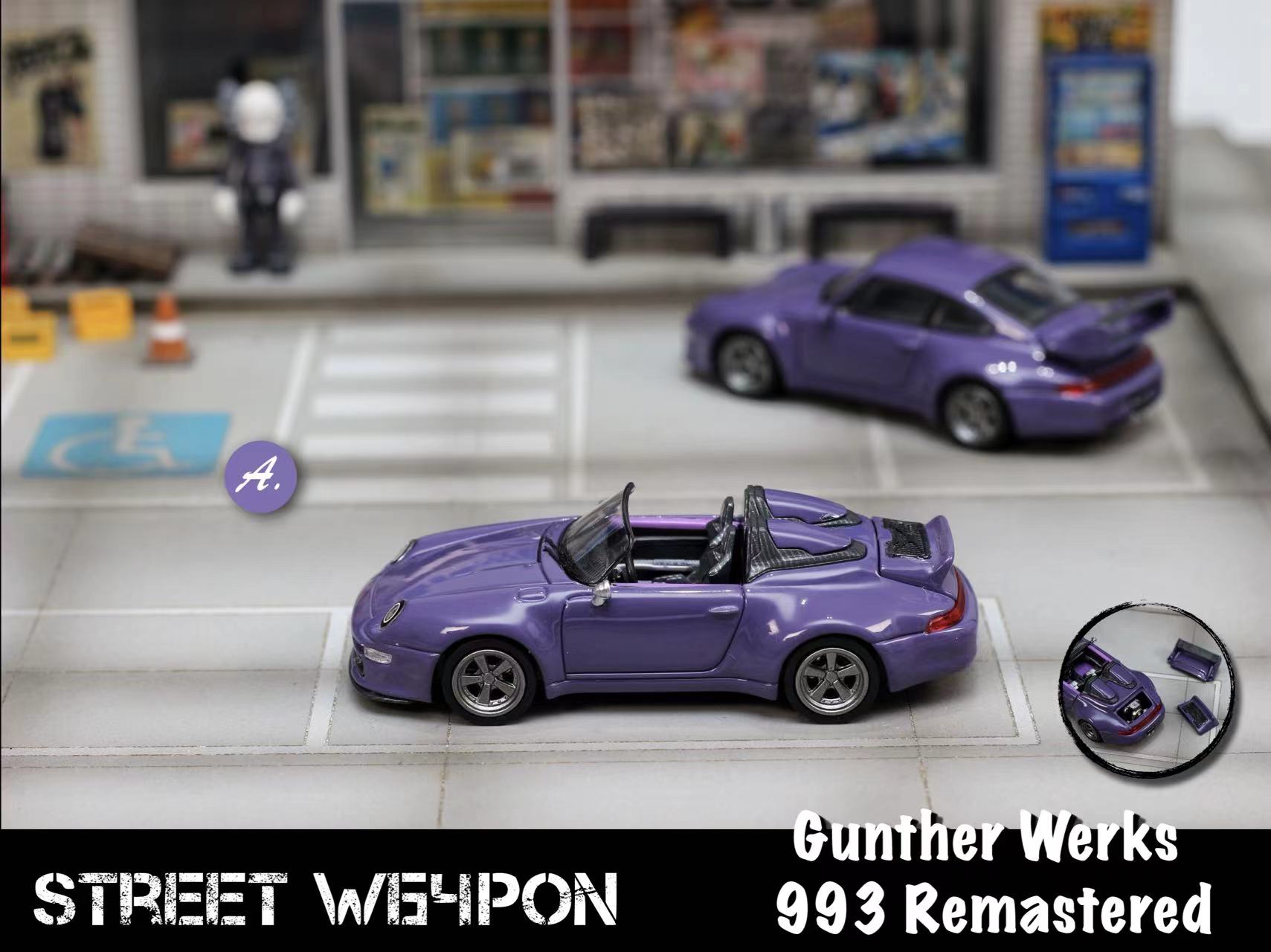 Street Weapon 1:64 Gunther Werks 993 Remastered (2 Colours