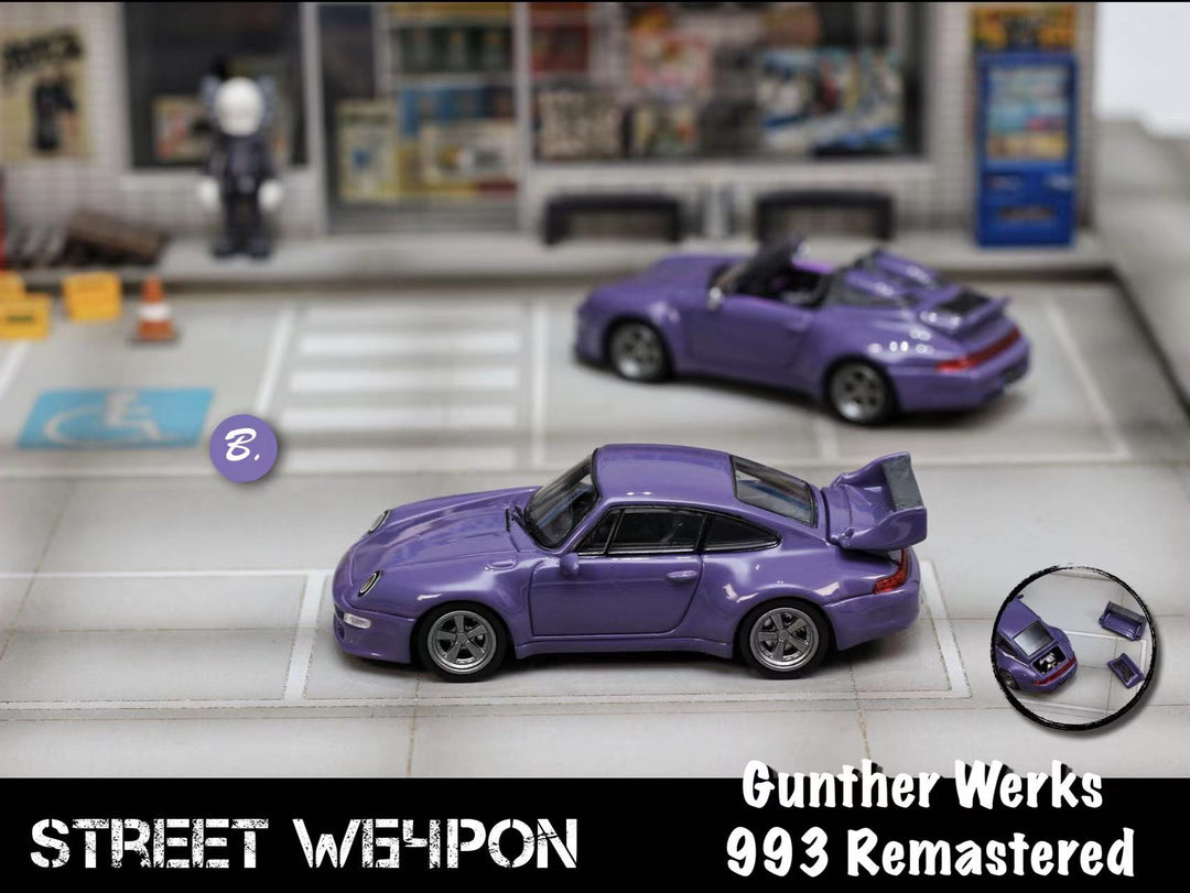 [Preorder] Street Weapon 1:64 Gunther Werks 991 Remastered (2 Colours)