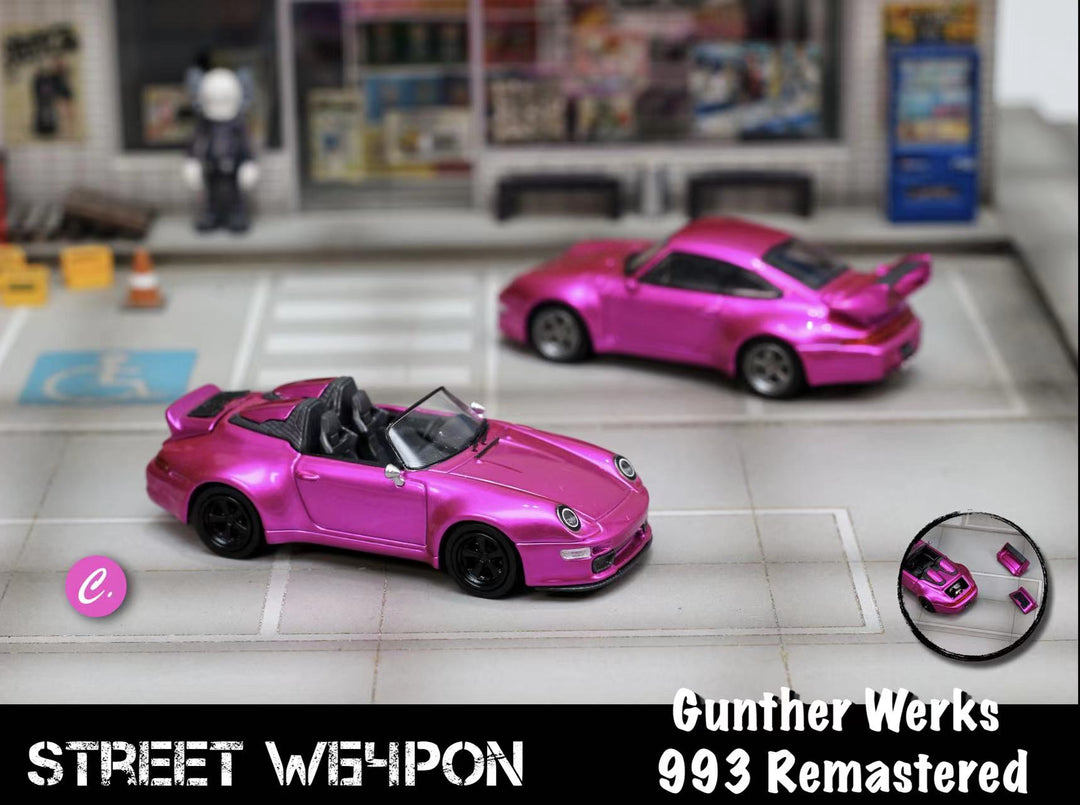 [Preorder] Street Weapon 1:64 Gunther Werks 991 Remastered (2 Colours)