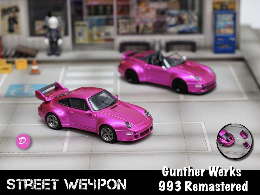 [Preorder] Street Weapon 1:64 Gunther Werks 991 Remastered (2 Colours)