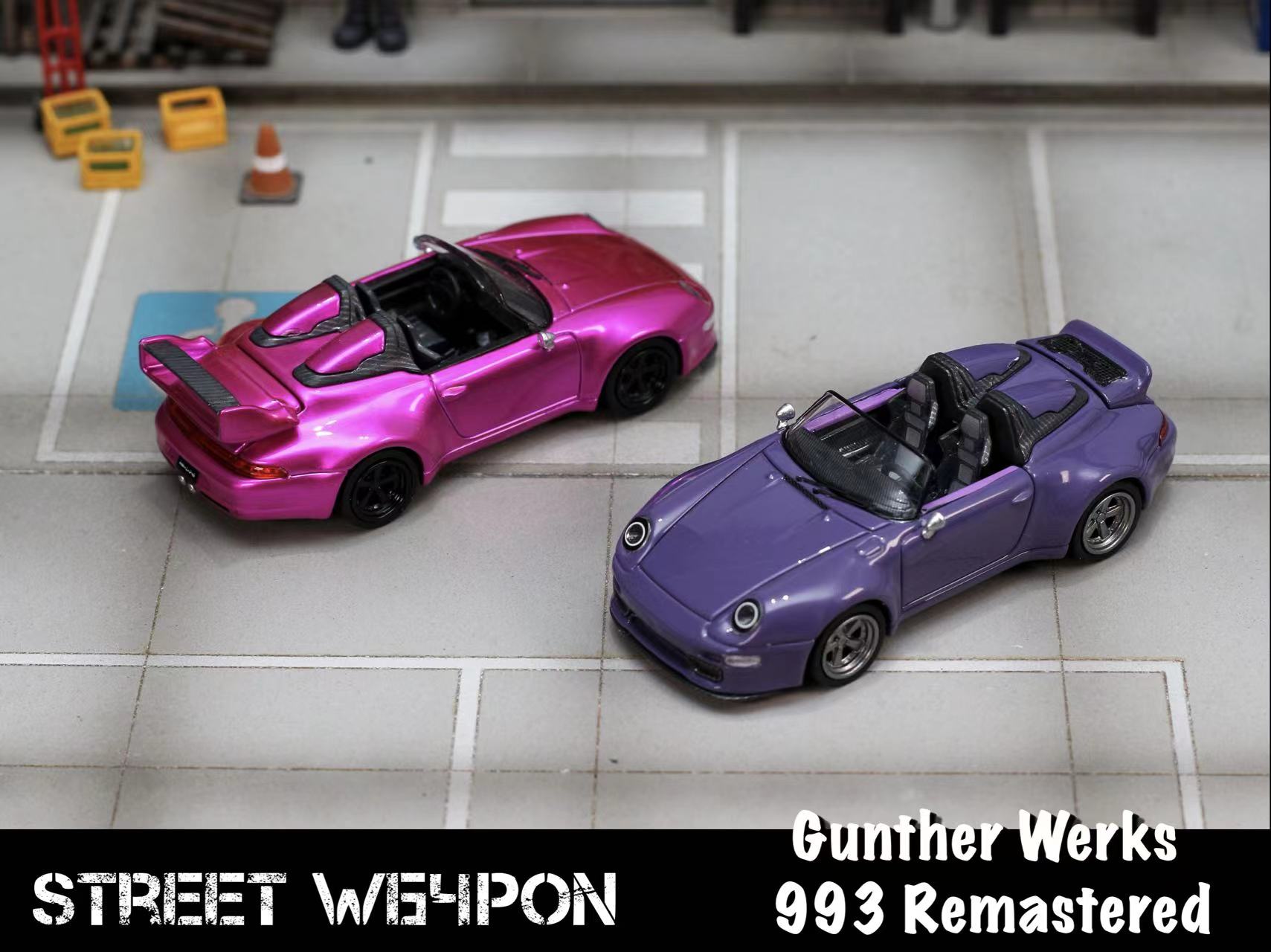 Street Weapon 1:64 Gunther Werks 993 Remastered (2 Colours