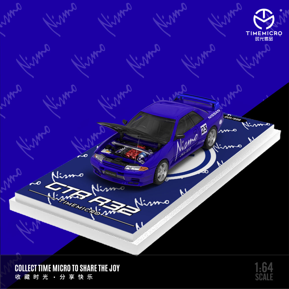 [Preorder] Time Micro 1:64 Nissan GTR R32 Racing livery (4 Versions)