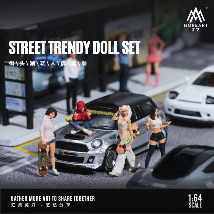 [Preorder] MoreArt 1:64 Street Trendy Doll Set MO223030