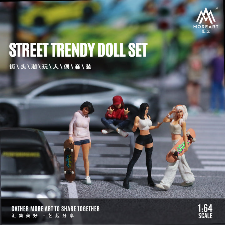 [Preorder] MoreArt 1:64 Street Trendy Doll Set MO223030