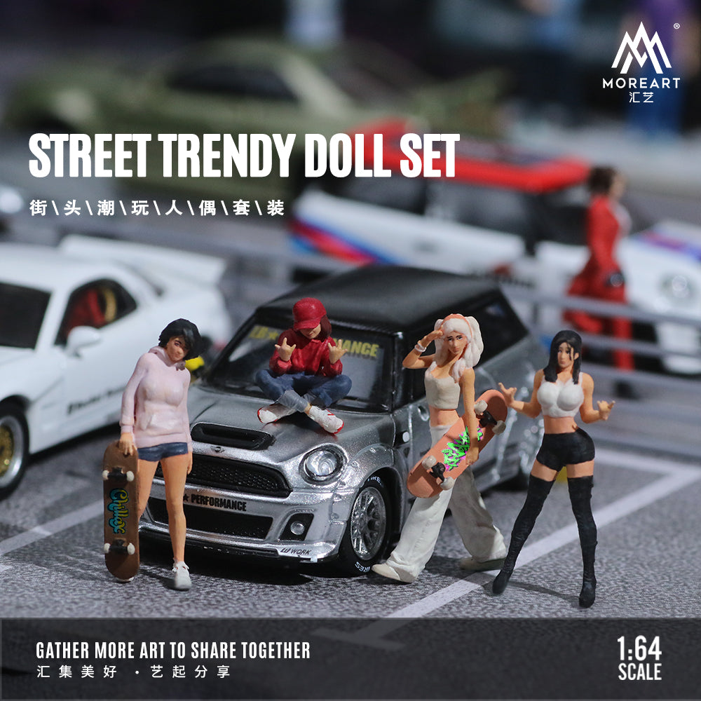 [Preorder] MoreArt 1:64 Street Trendy Doll Set MO223030