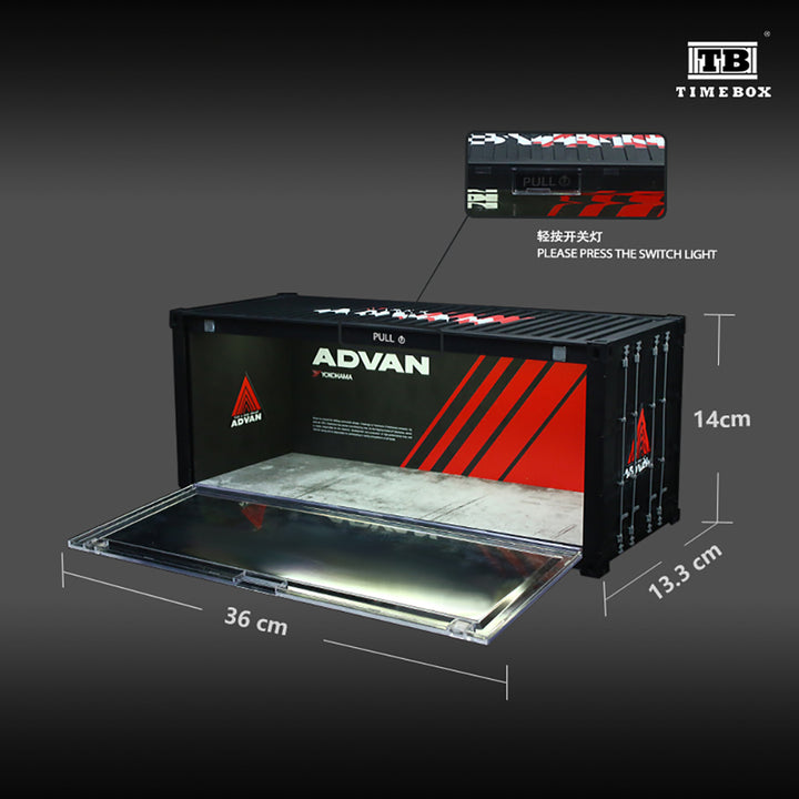 [Preorder] Time Box 1:64 ADVAN CONTAINER Display TB400202