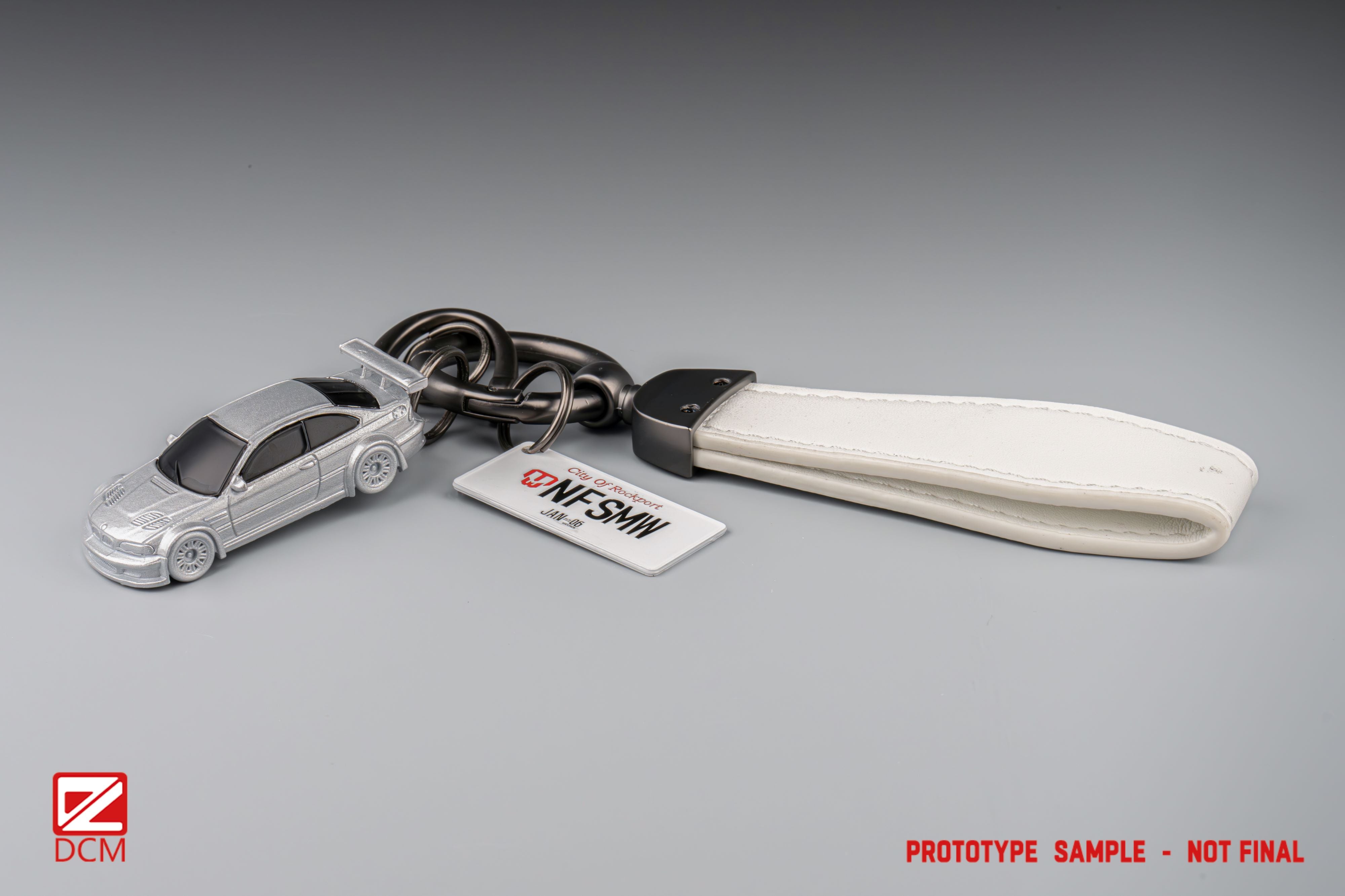 BMW E46 Key Chain – Stainless Steel, Black Accent – Made In USA By Newjerseybimmers.com