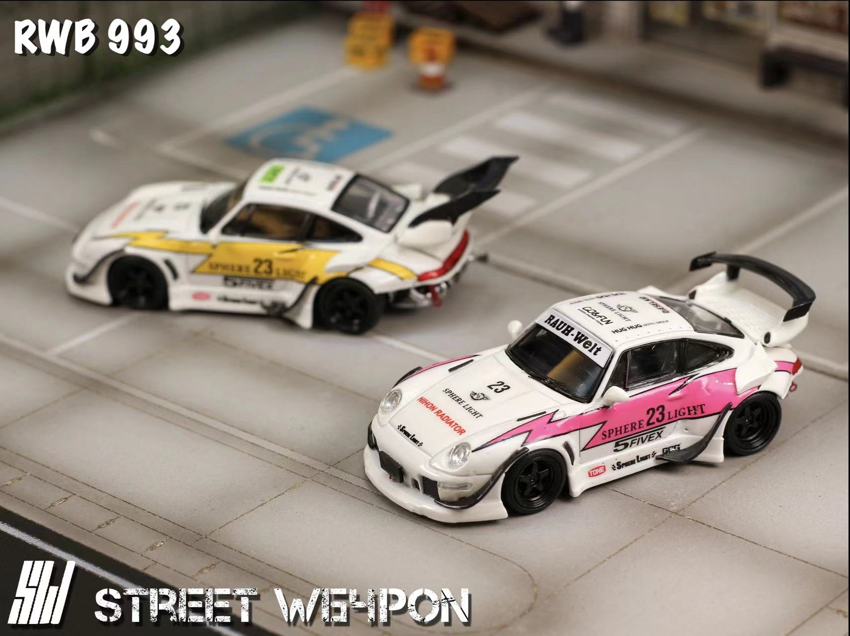 Street Weapon 1:64 RWB 993 Glow In the Dark (4 Versions) – Horizon
