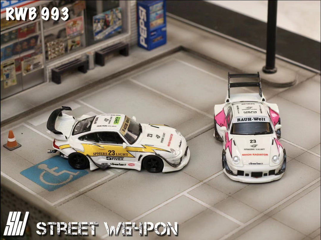 [Preorder] Street Weapon 1:64 RWB 993 Glow In the Dark (4 Versions)