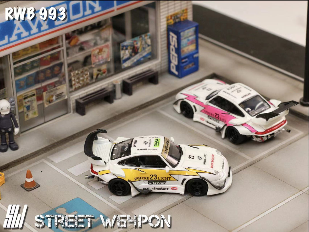 [Preorder] Street Weapon 1:64 RWB 993 Glow In the Dark (4 Versions)