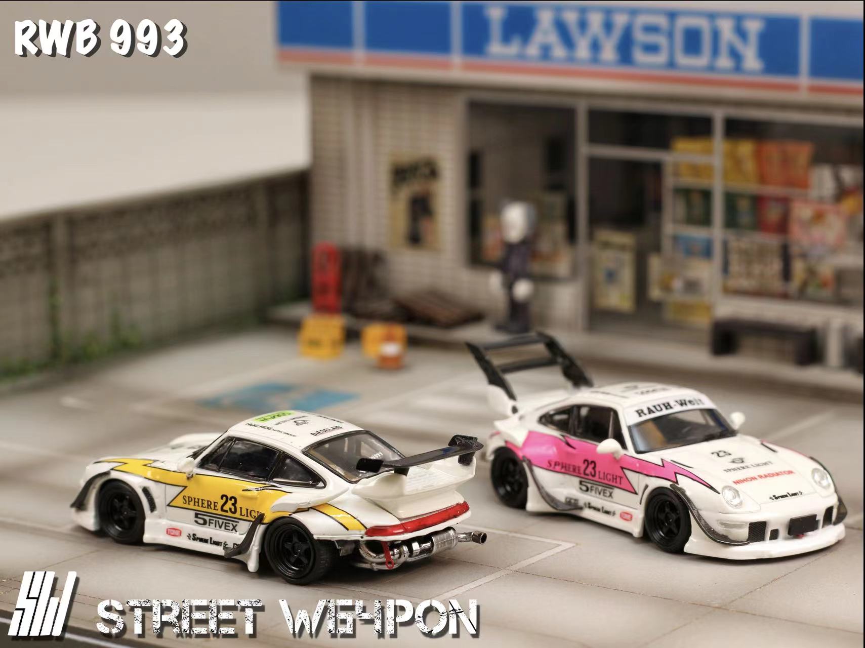 ミニカー 1/64 StreetWeapon RAUH-Weit Amazon | Street WARRIOR 1/64 ミニカー PORSCHE RAUH-Welt J04