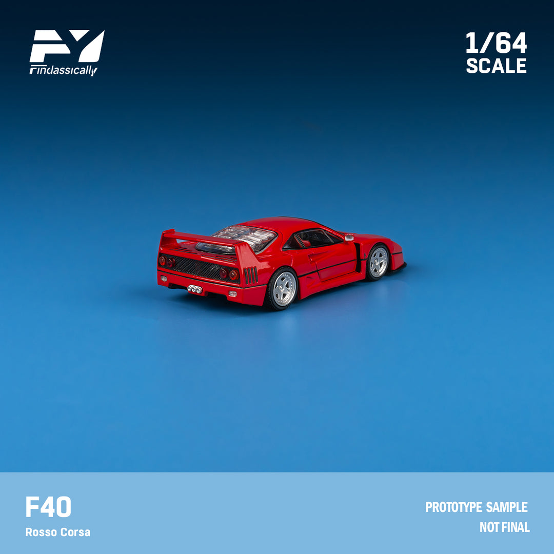 [Preorder] Finclassically 1:64 F40 (2 Colors)