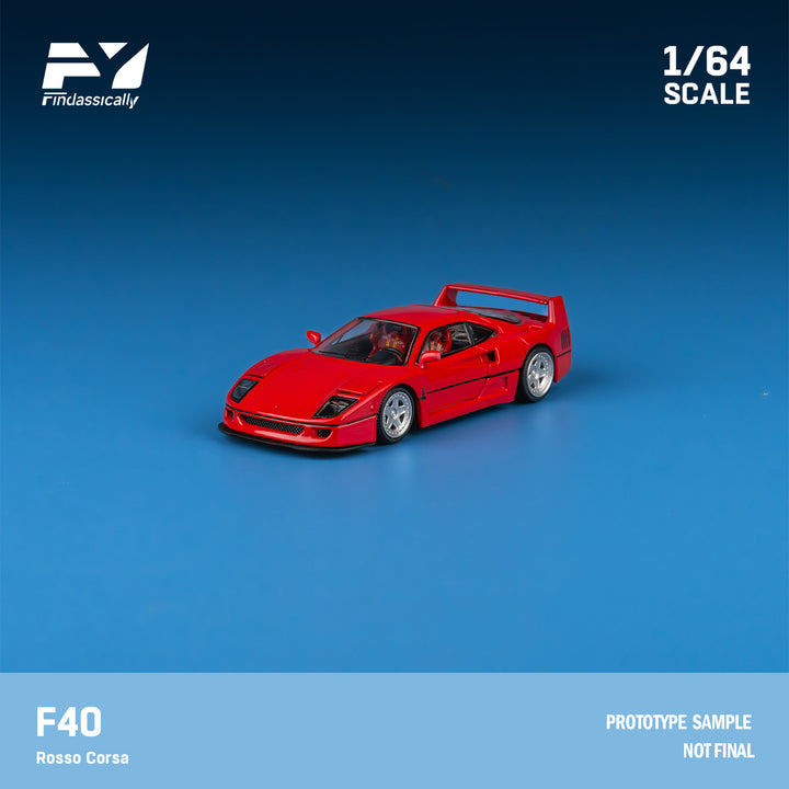 [Preorder] Finclassically 1:64 F40 (2 Colors)