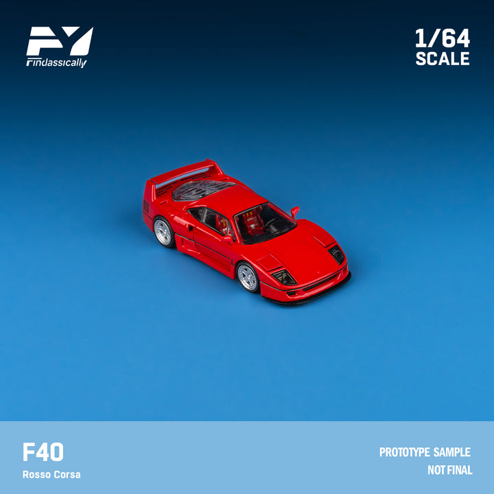 [Preorder] Finclassically 1:64 F40 (2 Colors)