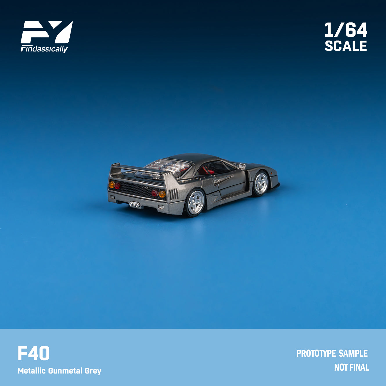 Finclassically 1:64 F40 (2 Colors) – Horizon Diecast