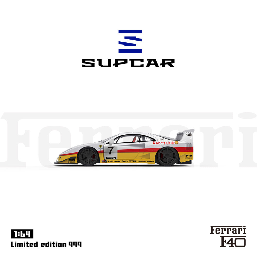 [Preorder] SUPCAR 1:64 F40 Gulf/ Shell Livery (2 Colors)