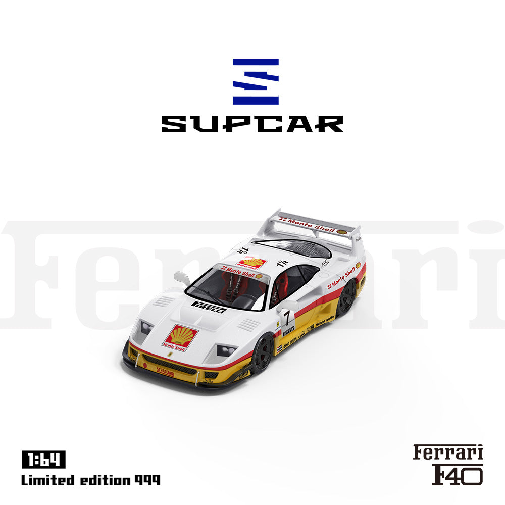 [Preorder] SUPCAR 1:64 F40 Gulf/ Shell Livery (2 Colors)