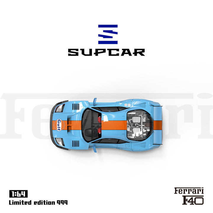 [Preorder] SUPCAR 1:64 F40 Gulf/ Shell Livery (2 Colors)