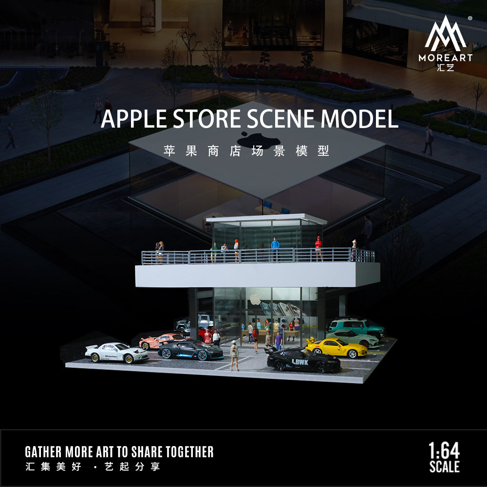 [Preorder] MoreArt 1:64 Apple Store Scene Model MO936208