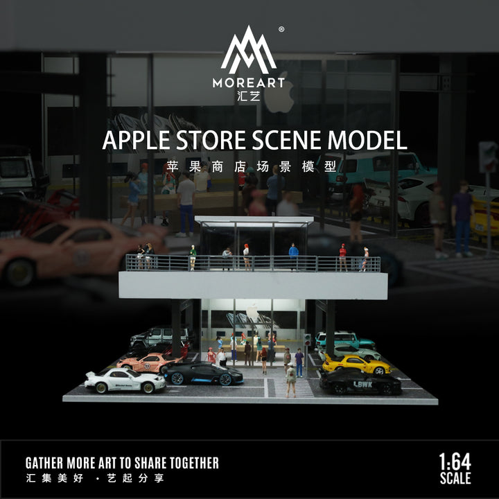 [Preorder] MoreArt 1:64 Apple Store Scene Model MO936208