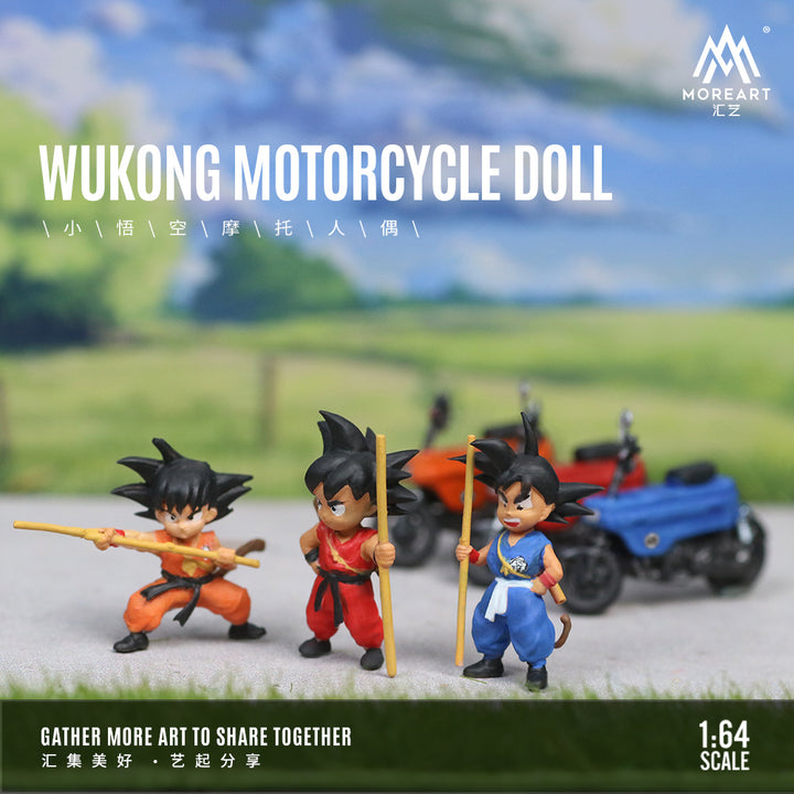 [Preorder] MoreArt 1:64 WUKONG Motorcycle Doll