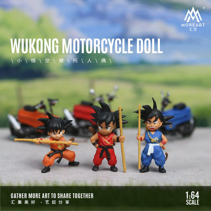 [Preorder] MoreArt 1:64 WUKONG Motorcycle Doll