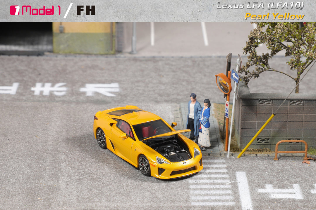 [Preorder] Focal Horizon X Model1 One 1:64 Lexus LFA Pearl Yellow