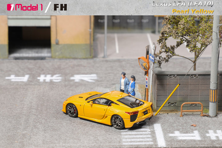 [Preorder] Focal Horizon X Model1 One 1:64 Lexus LFA Pearl Yellow