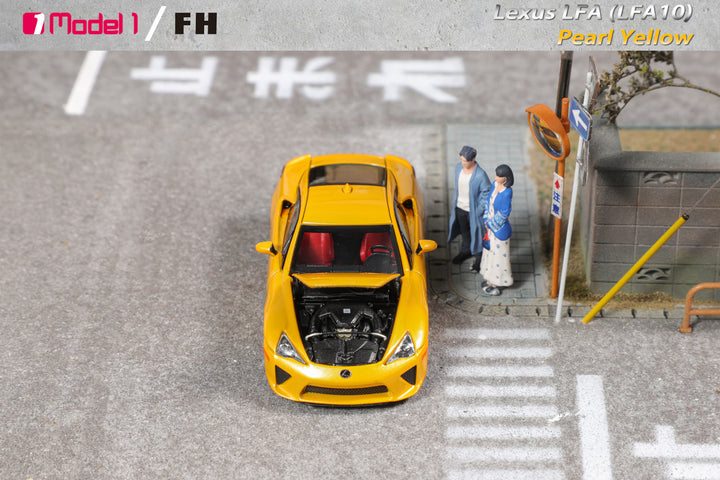 [Preorder] Focal Horizon X Model1 One 1:64 Lexus LFA Pearl Yellow