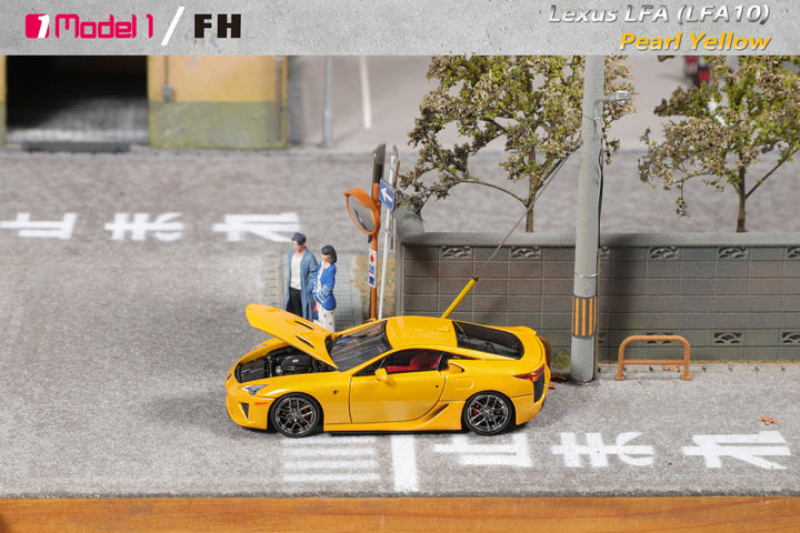 [Preorder] Focal Horizon X Model1 One 1:64 Lexus LFA Pearl Yellow