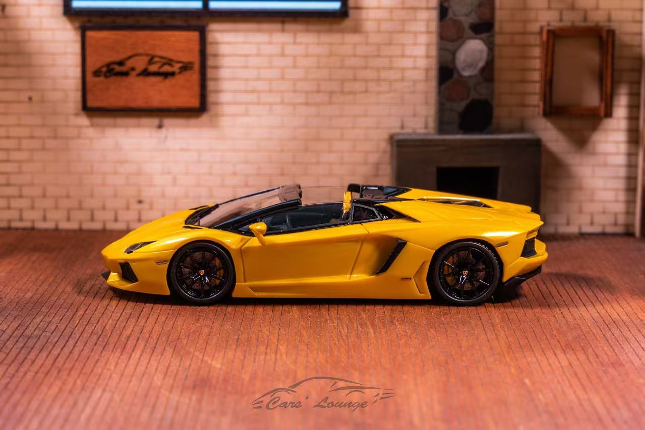 cars lounge 1/64　ランボルギーニ アヴェンタドール ロードスター Car's Lounge 1:64 Aventador Roadster (LP-700) – Horizon Diecast