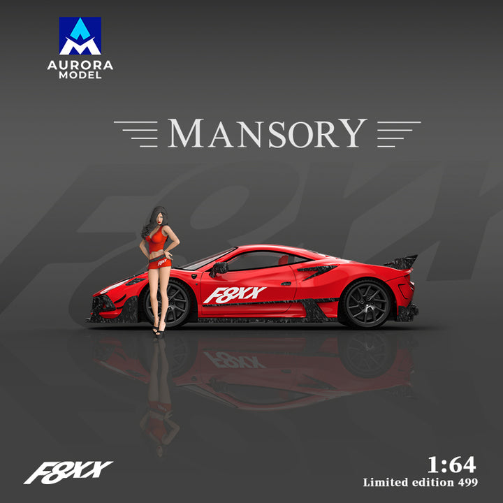 [Preorder] Aurora Model 1:64 F8 Tributo Mansory F8XX