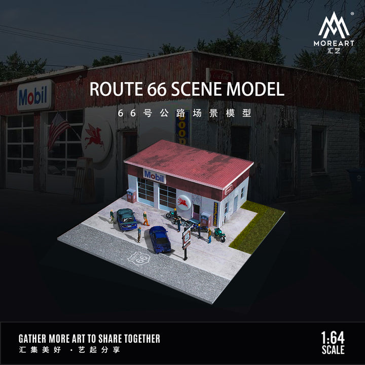 [Preorder] MoreArt 1:64 Route 66 Scene Model MO936405