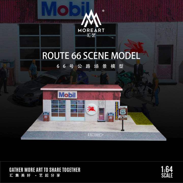 [Preorder] MoreArt 1:64 Route 66 Scene Model MO936405