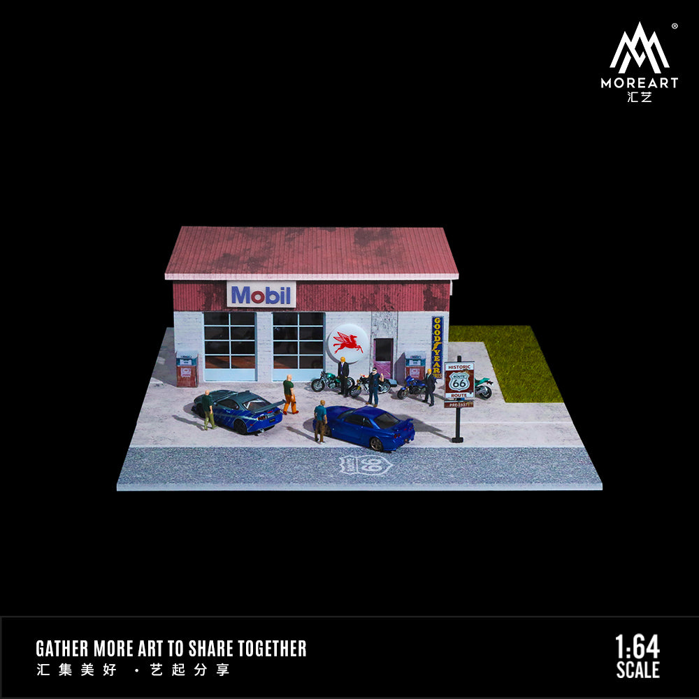 [Preorder] MoreArt 1:64 Route 66 Scene Model MO936405