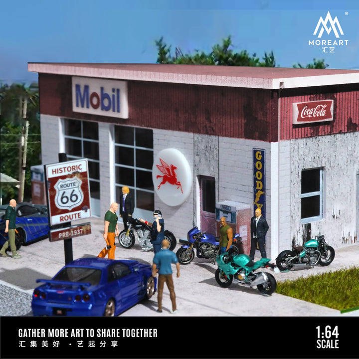 [Preorder] MoreArt 1:64 Route 66 Scene Model MO936405