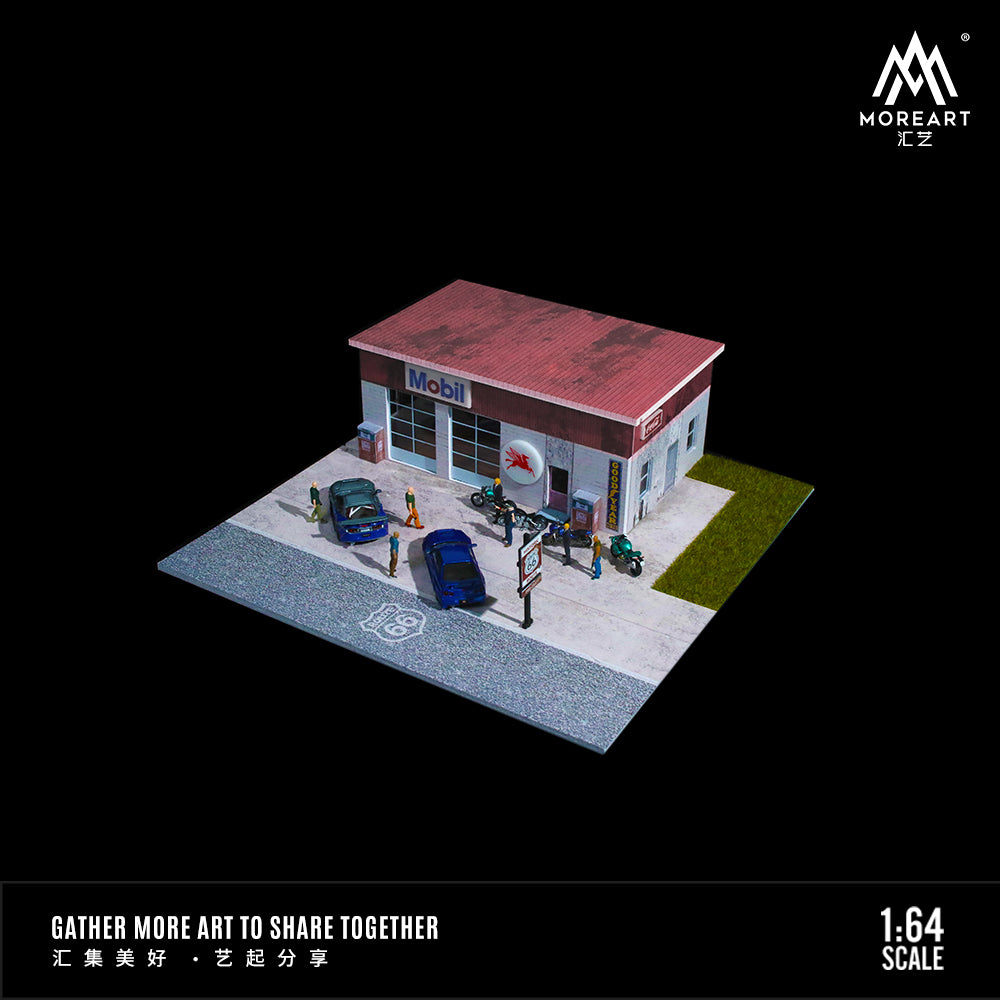 [Preorder] MoreArt 1:64 Route 66 Scene Model MO936405