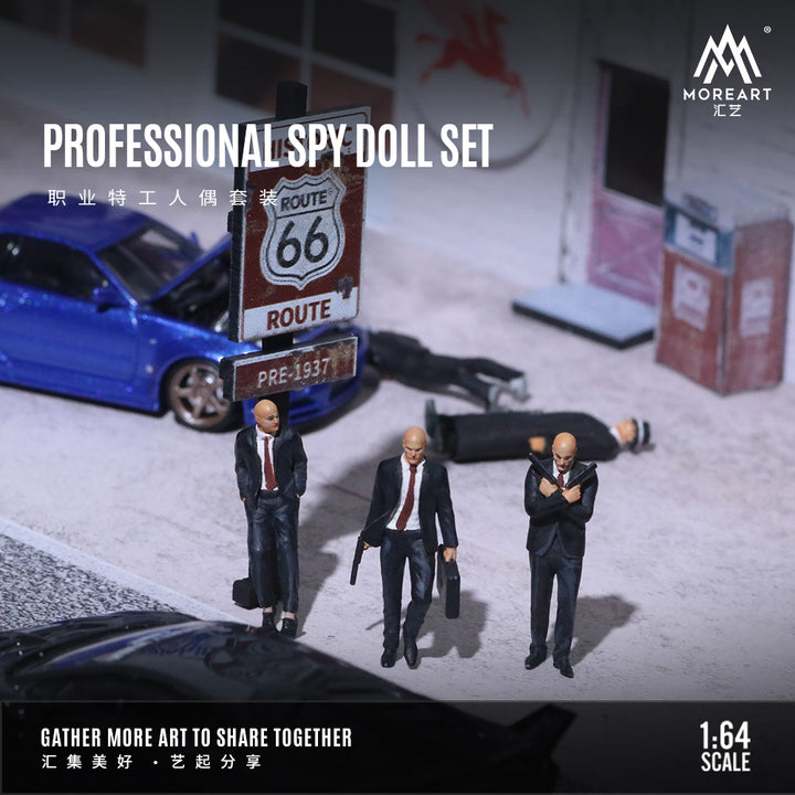 [Preorder] MoreArt 1:64 Professional Spy Doll Set MO223031