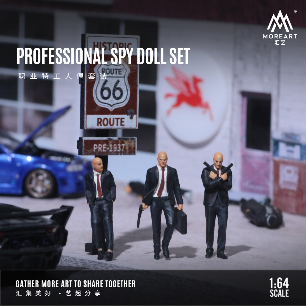 [Preorder] MoreArt 1:64 Professional Spy Doll Set MO223031