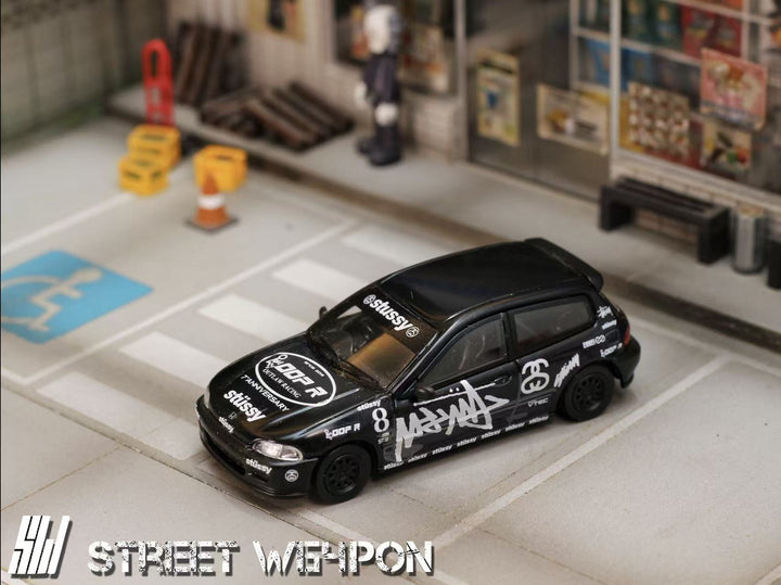 [Preorder] Street Weapon 1:64 Honda Civic EG6 (2 Colorway)